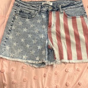 American flag shorts